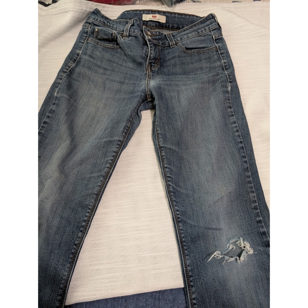 Levis 526 Jeans Womens Slender Bootcut Denim Flap Pocket Size 6S/C - Picture 5 of 13